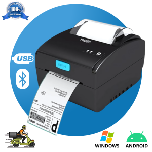IMPRESORA DE ETIQUETA TÉRMICO DIRECTO modelo: LUXUR-80A con interfaz USB + BLUETOOTH